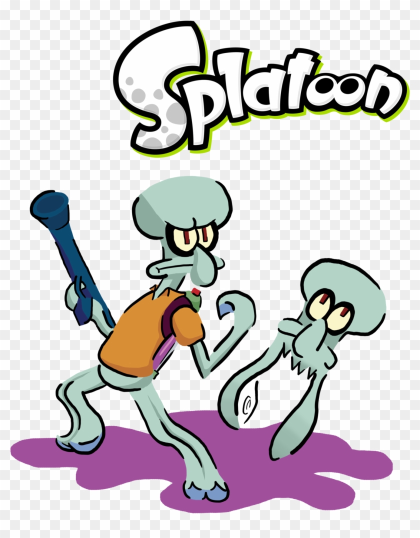 Splatoon Squidward Tentacles By Alexdti On Deviantart - Splatoon Mini Mug Collection (set Of 6 Pieces) #340811