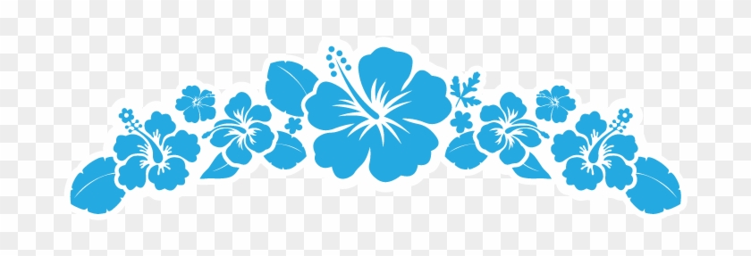 Hobby Vinyl Decal Hibiscus Hobby Decor (20 X 18,5 In. #341405