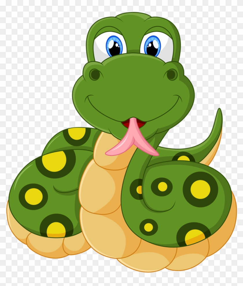 Safari & Zoo - Snake Cartoon Png #341596