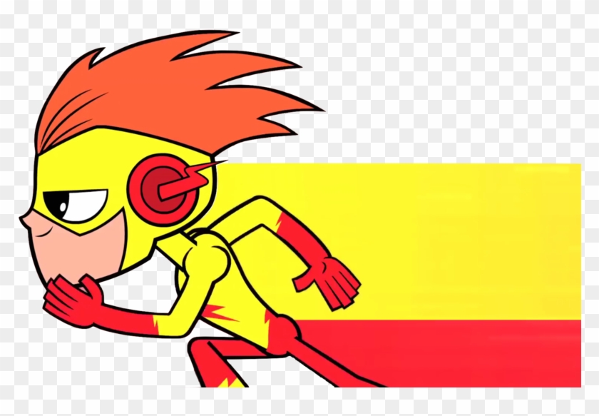How To Draw Tattoo Flash Book Also How To Draw In Flash - Teen Titans Go Kid Flash Running #341929