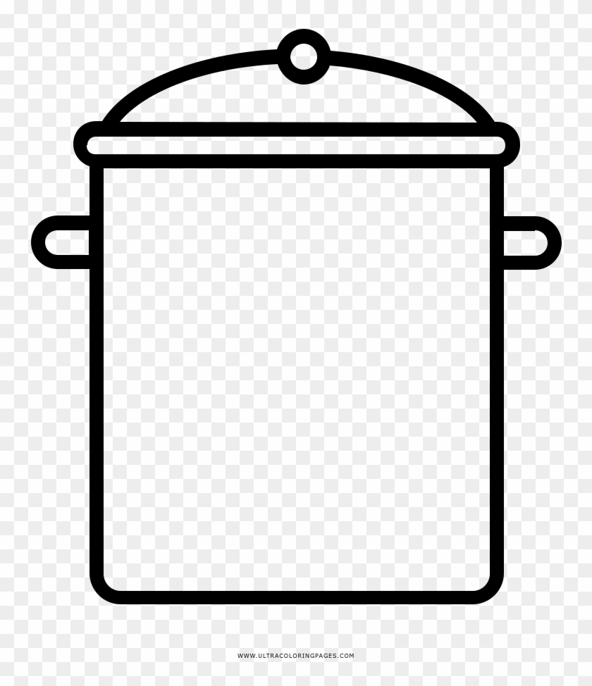 Pot Coloring Page - Drawing #341965