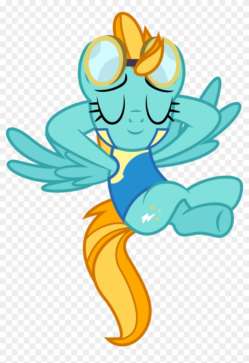I'm In Between Rarity And Lightning Dust I Hate Getting - Lightning Dust Wonderbolt Academy #342325
