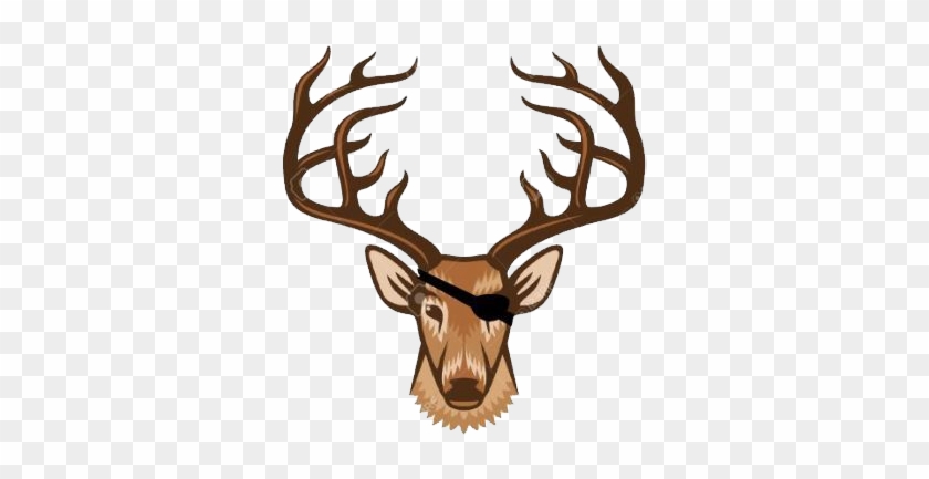 Welcome To Pirates Milk - Elk Head Clipart #342319
