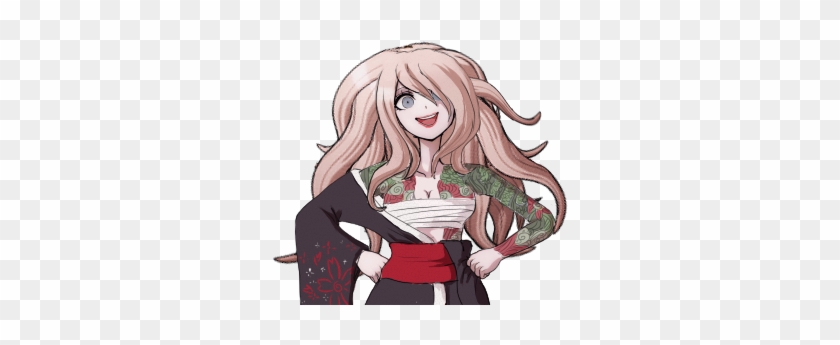 “upupupu~~ Seems Like A Rat's Found Their Way Into - Junko Enoshima Sprite Peace Sign #342643