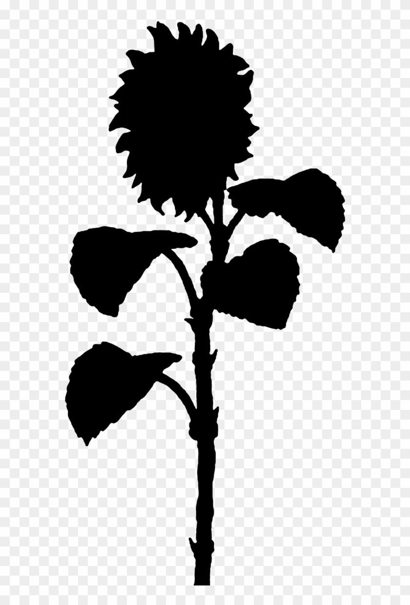 Sunflower Flower The Silhouette Png Image - Rustikale Möbel-sonnenschein-sonnenblume Kissen #342740