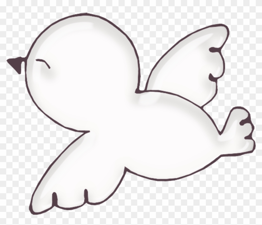 Line Art White Cartoon Character Clip Art - Clip Art #342931