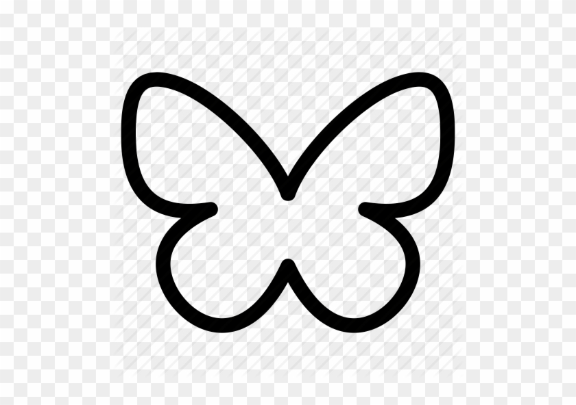 Drawing Clipart Black And White Best Photos Butterfly - Butterfly Outline Vector #343053