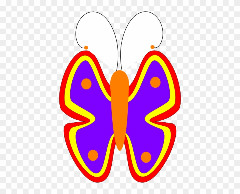 Butterfly Svg Clip Arts 426 X 599 Px - Clip Art #343125