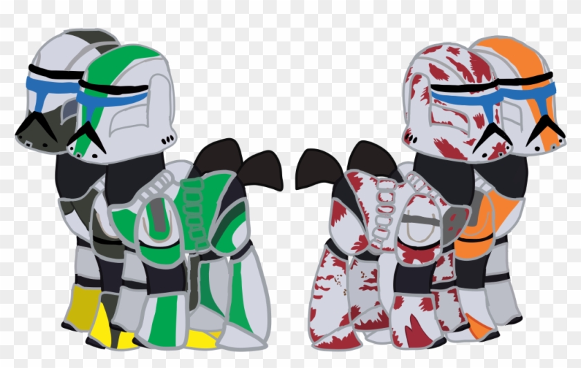 Ripped-ntripps, Clone, Clone Trooper, Clone Wars, Group, - Face Mask #343765