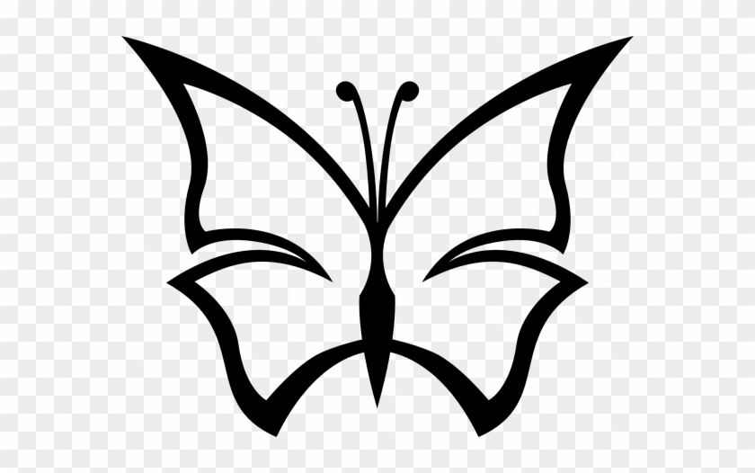 Govva - Easy Butterfly Drawings In Black And White #343795