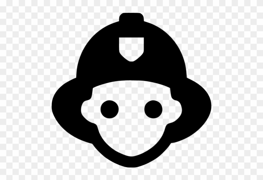 Black Fireman Icon - Fireman Icon #344331