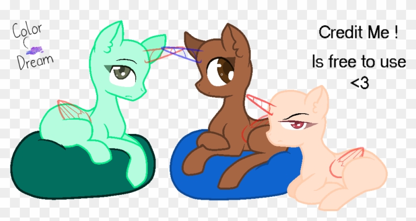 Base - Orig14 - Deviantart - Net/9069/f/2 - Mlp Base Three Ponies #344441