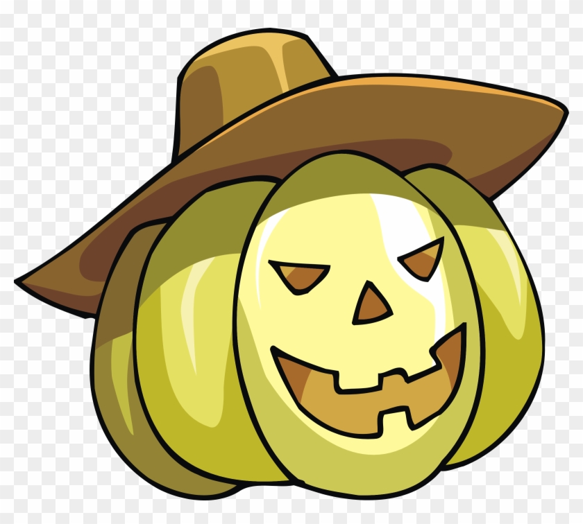 Pumpkin Head Clipart - ฟักทอง วัน ฮาโลวีน การ์ตูน #344555