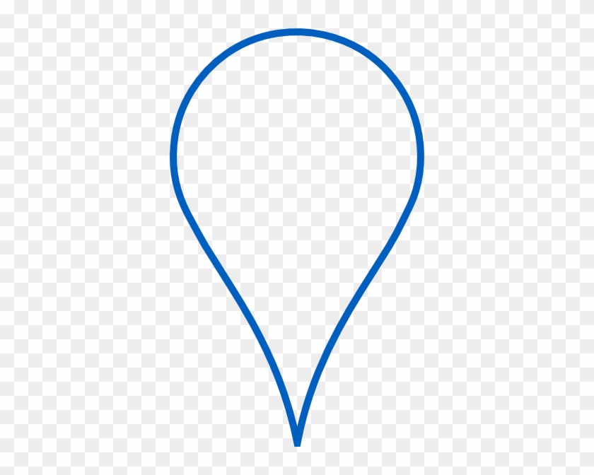 Blue Google Map Pin Svg Clip Arts 360 X 592 Px - Google Map Blue Png #344636