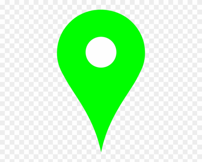 Map Pin - Green Map Pin Png #344647