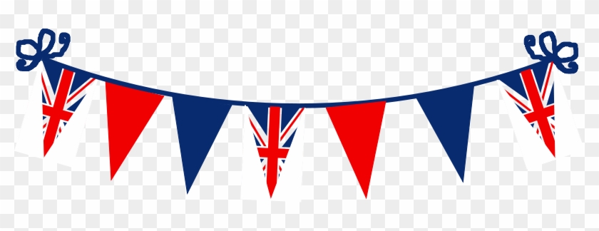Vintage Bunting Clip Art - Bunting Red White Blue #344768