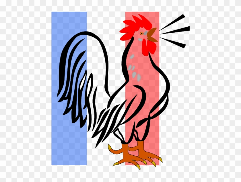Frenchcock Clip Art At Clker - ไก่ ขัน Png #345387