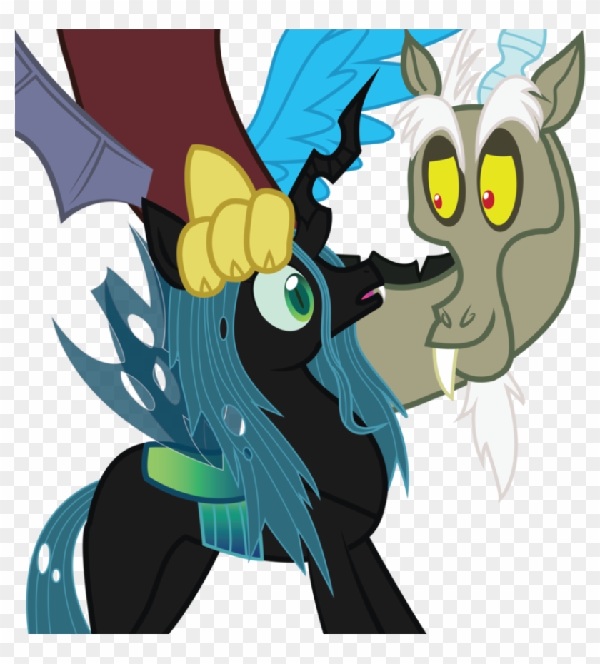 My Little Pony Discord Vs Chrysalis - Discord X Queen Chrysalis #345442