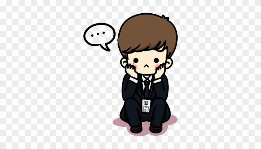 Cartoon 240-320 Wallpaper - Q 版 人物 思考 #345811
