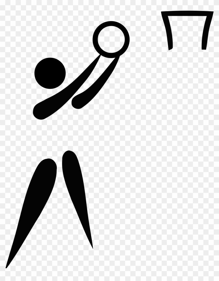 Minimalist Netball Clip Art Medium Size - Transparent Netball #345951