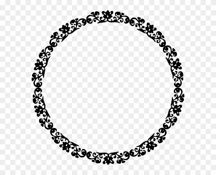 464989237 Ornate Circle Border Clip Art At Clker - Circle Text Box Transparent #346291