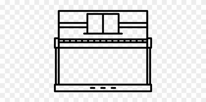 Big Old Piano Vector - Piano #346509