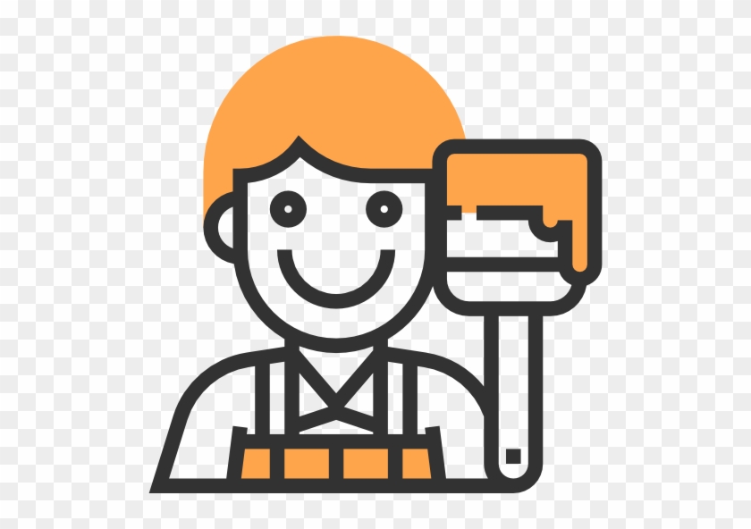 Painter Free Icon - Painter Free Icon #346637