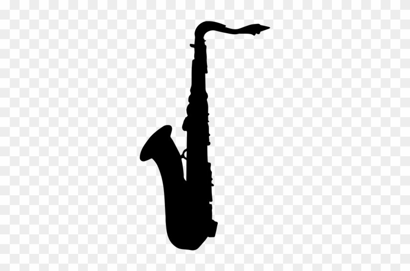 Saxophone Musical Instrument Silhouette - Saxophone Silhouette #347399