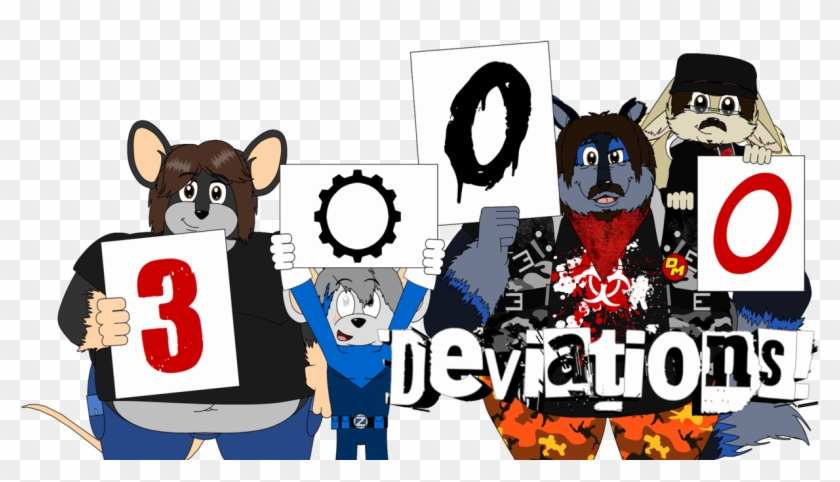 3000th Deviation By Ashleywolf259 3000th Deviation - Cartoon #347881