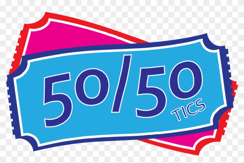 50/50 Draw Clipart - 50 50 Tickets Clipart #349109