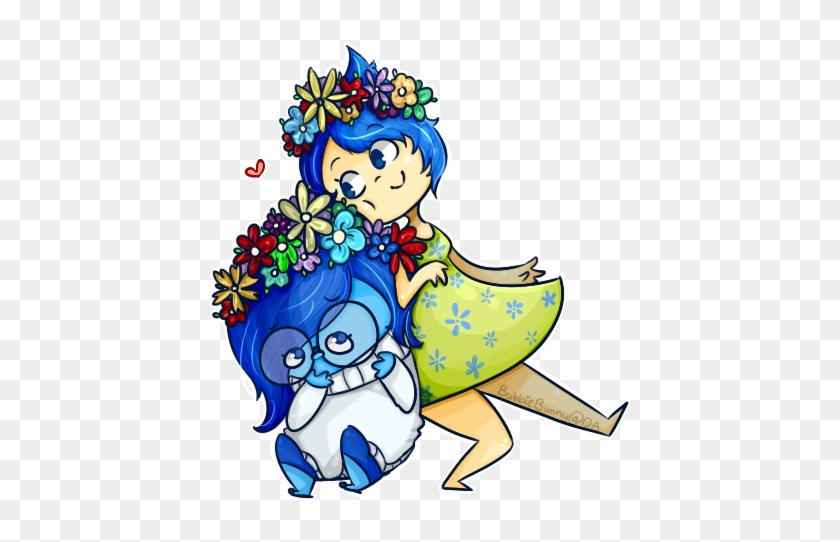 Pixar Inside Out- Joy And Sadness By Bubbiebunny - Inside Out Joy And Sadness Deviantart #349586
