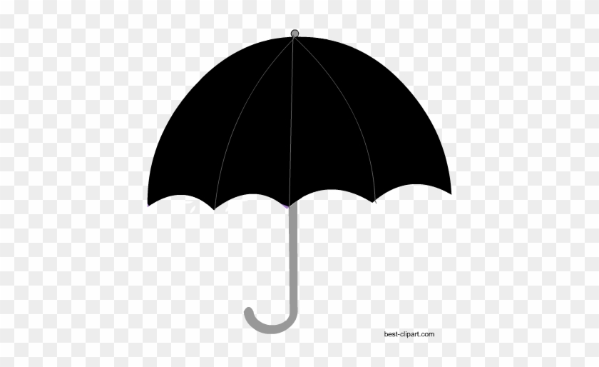 Free Black Umbrella Png Clipart - Clip Art #349820