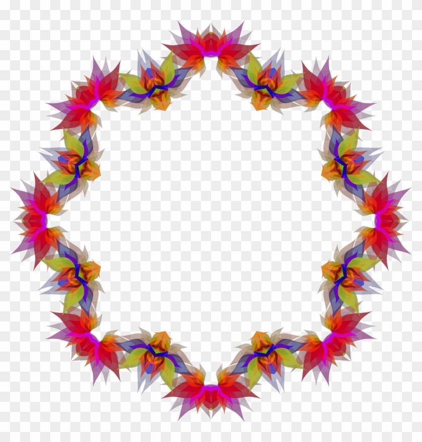 Abstract Flowers Frame Icons Png - Cheshire Fire Service Badge #350052