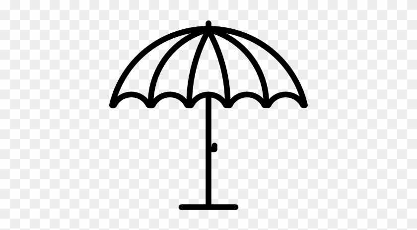 Beach Umbrella Vector - Beach Umbrella Drawing #350058