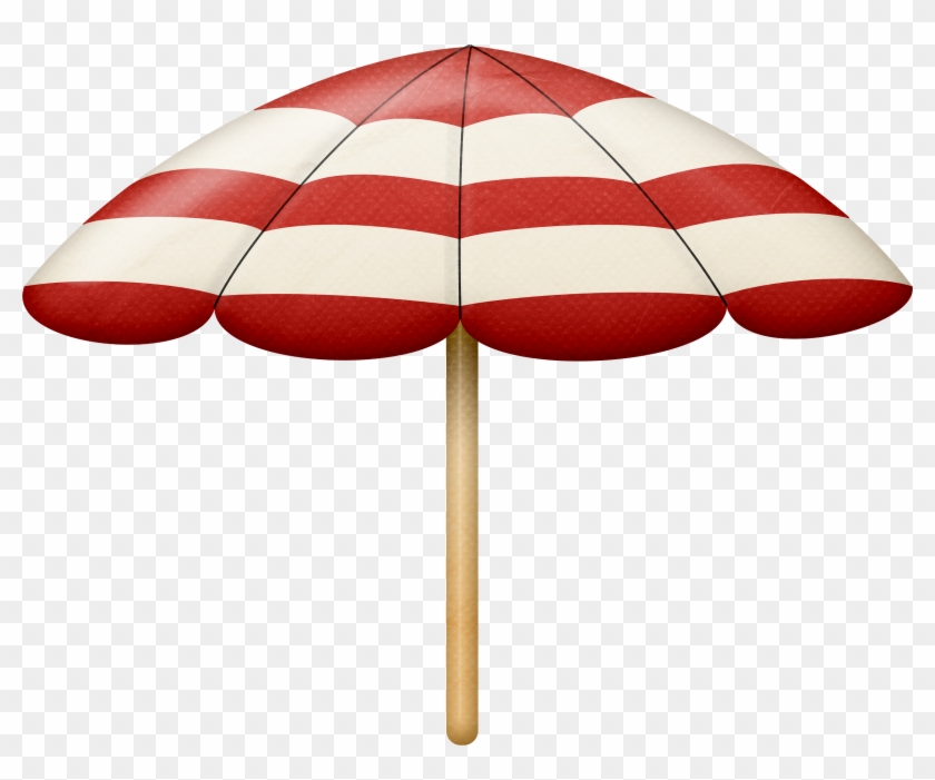 Beach Umbrellabeach Poolbeach Girlsclip Artflip - Clip Art #350172