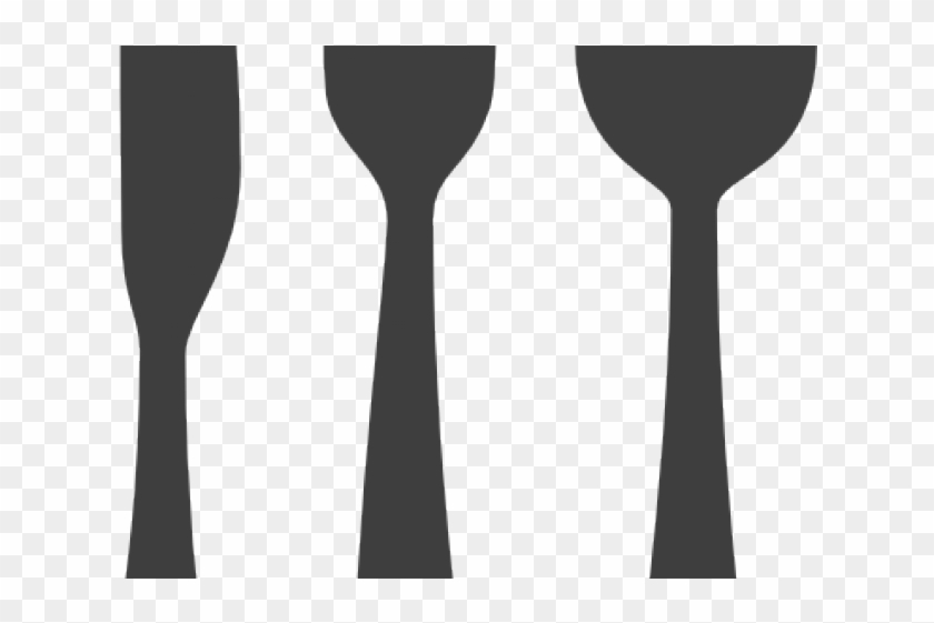 Cutlery Clipart Clip Art - Silhouette #350501