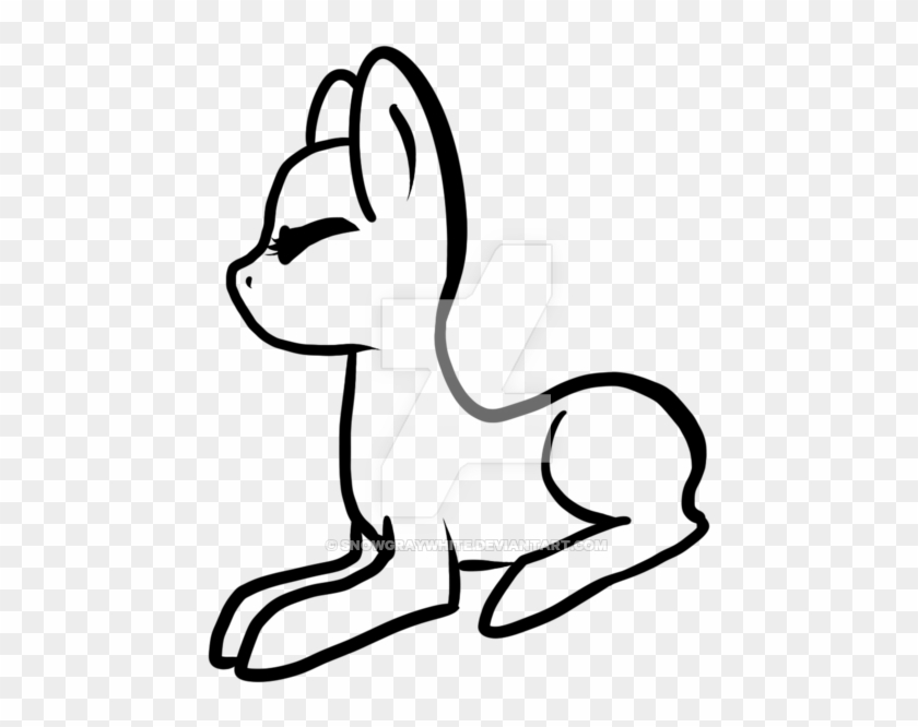 Anime Base Laying Down Laying Down - Line Art #350590