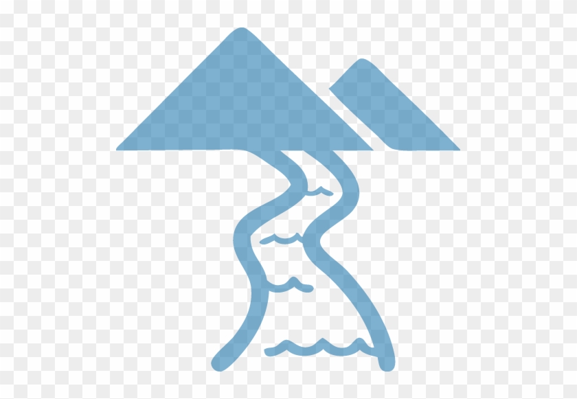 Pin Mountain River Clipart - Mountain River Icon #350719