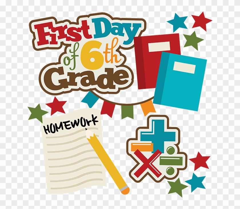 Clip Art School - Back To School 6th Grade #350810
