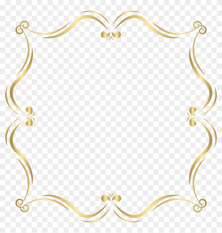 Gold Border Png Clip Art Image - Gold Border Png Clip Art Image #351164