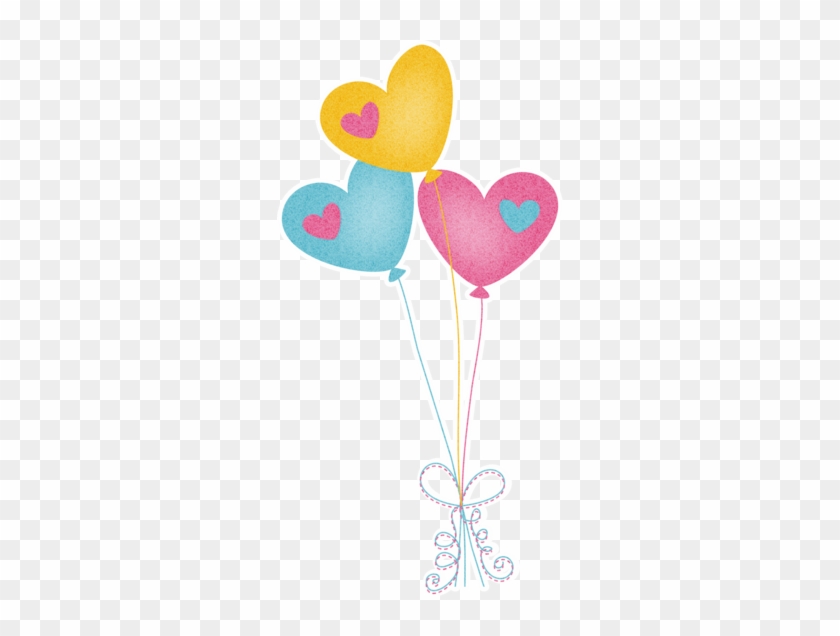 Clip Art - Balões De Coração Png #351209