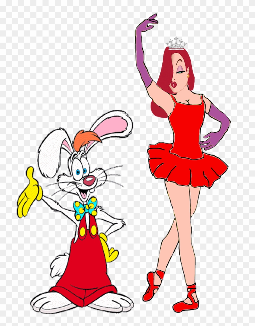 Jessica Rabbit As A Ballerina With Roger Rabbit By - Happy Ester Roger Rabbit #351730