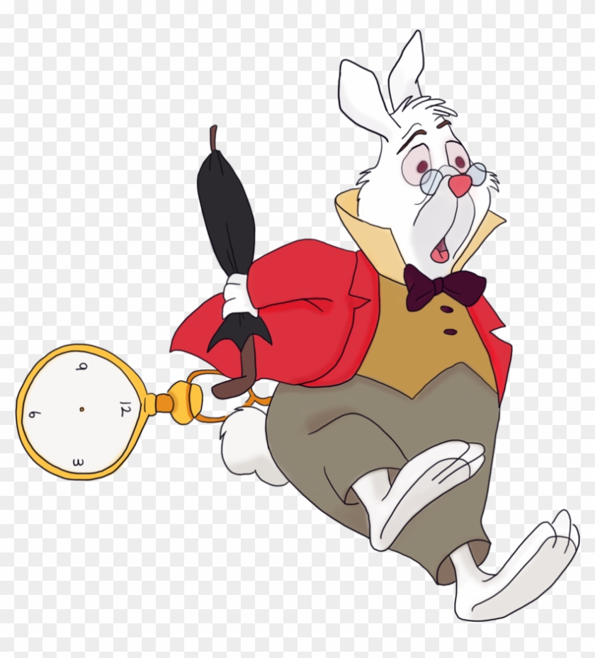 White Rabbit By Smiley1starrs - Mad Hatter Alice And Wonderland Rabbit #351789