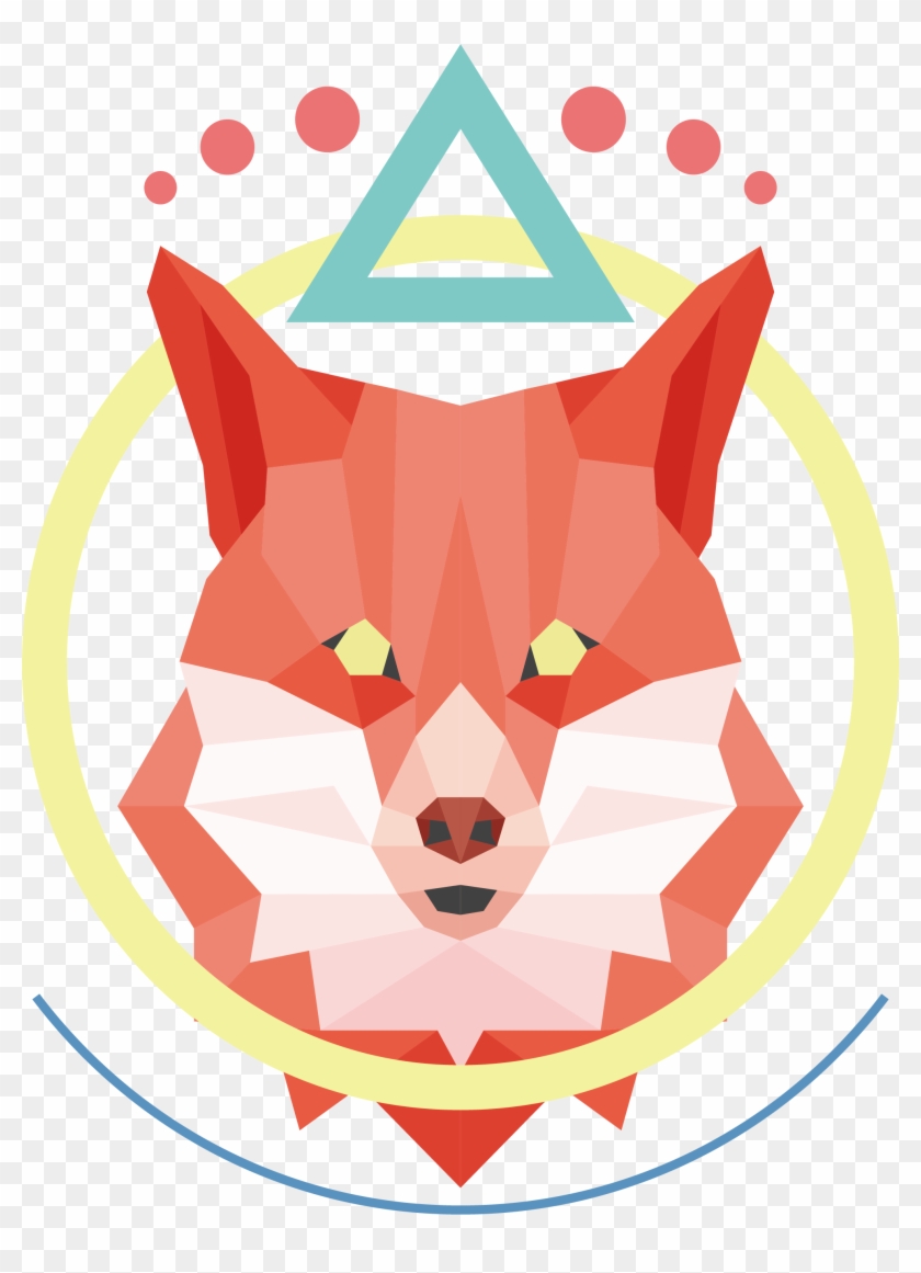 Red Fox Polygon Clip Art - Vulpini #352915