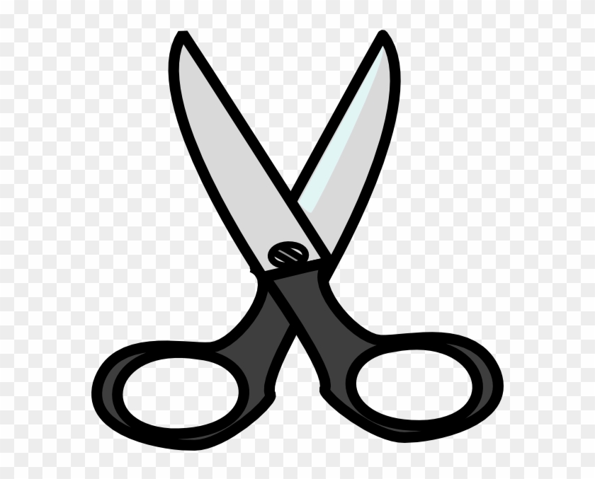 Scissors Clip Art At Vector Clip Art - Cartoon Scissors #353450