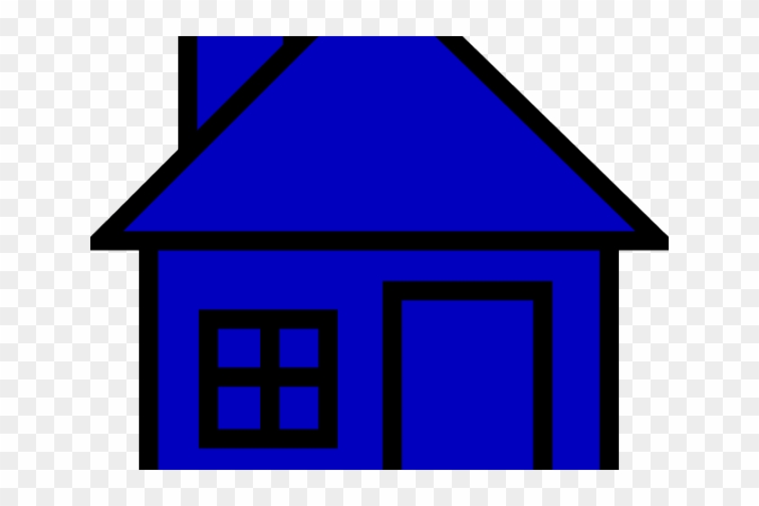 House Clipart Blue - House Clipart Blue #353487