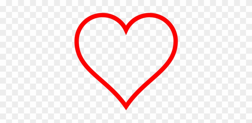 Heart Love Valentine I Love You Romantic R - Hollow Heart Png #353494