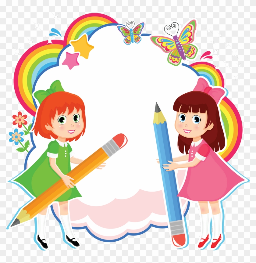 Clip Art Of Creative Girls - Illustration #353668