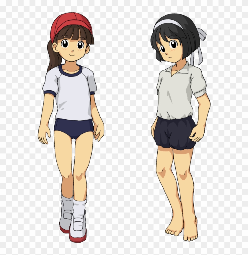 Clothing Footwear Facial Expression Mammal Human Hair - 体操 服 ブルマ イラスト #353761