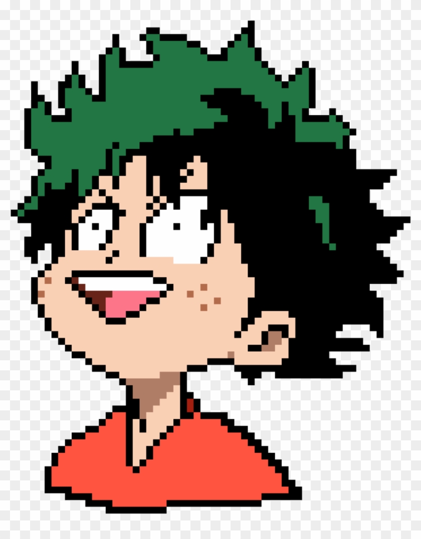 Izuku Midoriya Pixel Art (my Hero Academia) By Nezz94 - My Hero Academia Pixel Art #353858